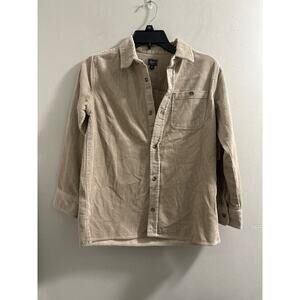 Bixby Nomad tank corduroy button shirt size 8-10